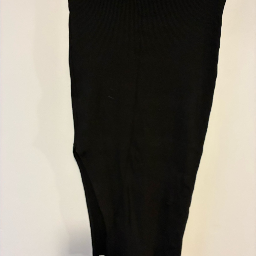 Lulus Black Ribbed Two-Piece Set - image 3